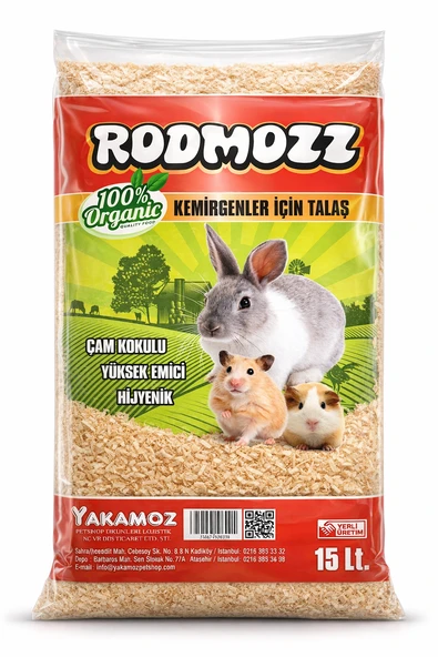 RodMozz Kemirgenler İçin Çam Talaşı 15 lt ürün görseli 1