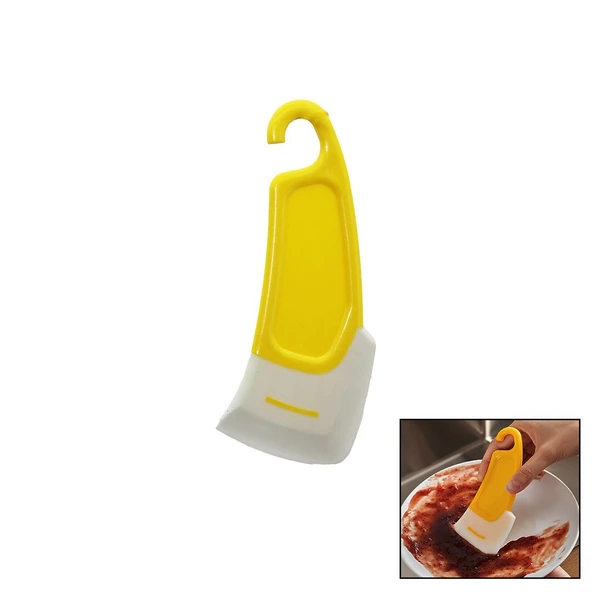 YAĞ - LEKE KAZIYICI MİNİ SİLİKON SPATULA PLASTİK SAPLI - ASKILIKLI (Timya/Go1395)  200207 ürün görseli 1