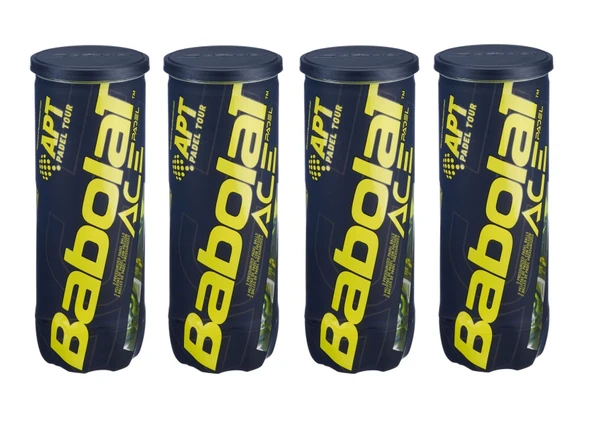 Babolat Padel Ace 3'lü 4 Kutu Padel Topu ürün görseli 1