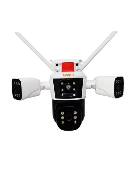 12MP 3 Kameralı PTZ Wifi Kamera Avenir Av-S312 ürün görseli 1