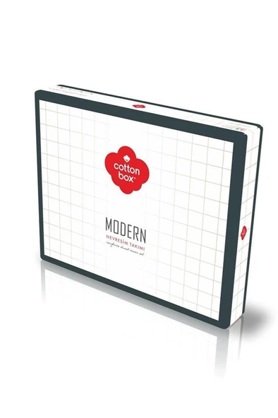 Modern Çift Kişilik Nevresim Takımı Root Vizon - Resim 4