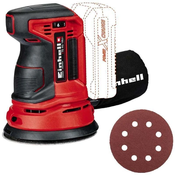 Einhell TE RS 18 Li Solo Akülü Eksantrik Zımpara ürün görseli 1