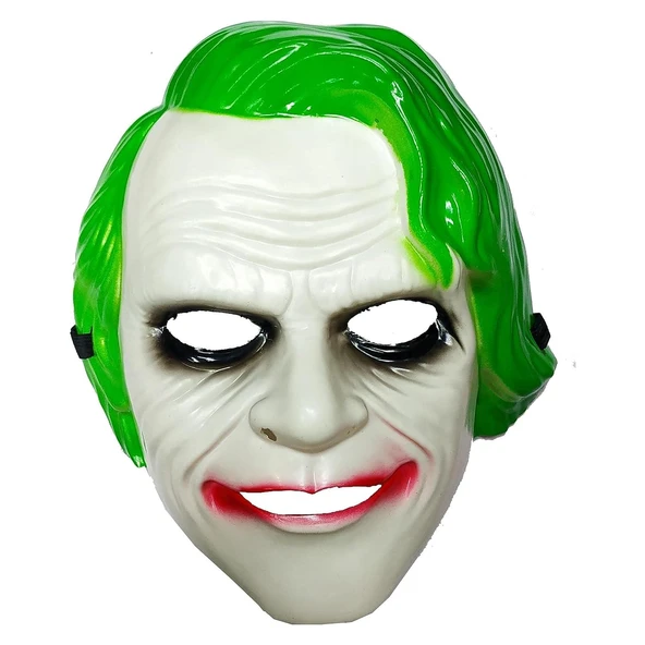 The Dark Knight Joker Maskesi Yeşil - Resim 3