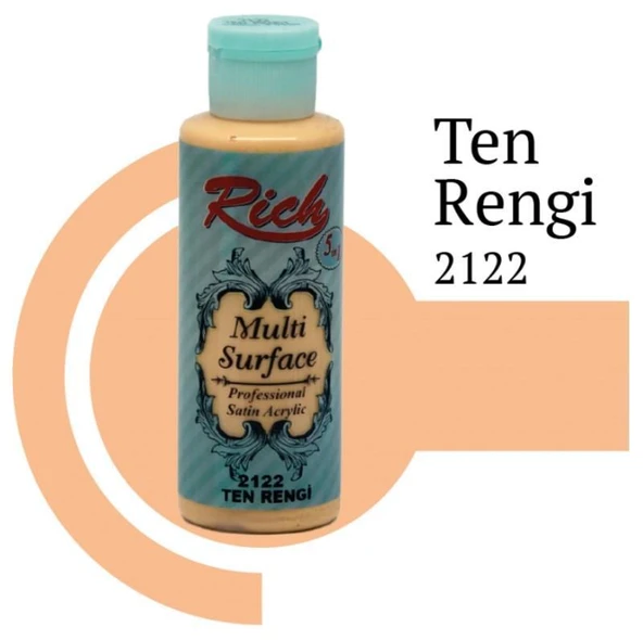 Rich Multi Surface 2122 Ten Rengi Akrilik Boya 120 cc ürün görseli 1