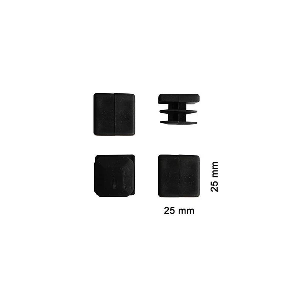 Kare Profil İç Tapa 25x25 mm 4 Adet ürün görseli 1