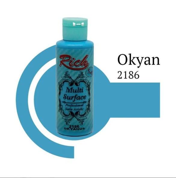 Rich Multi Surface 2186 Okyanus Akrilik Boya 130 cc ürün görseli 1