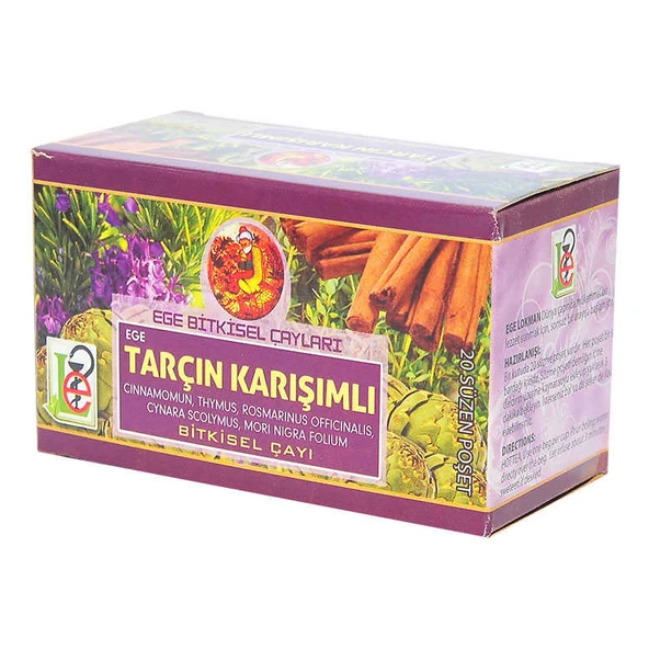Tarçın Karışımlı Bitkisel Çay 20 Süzen Poşet - Resim 2