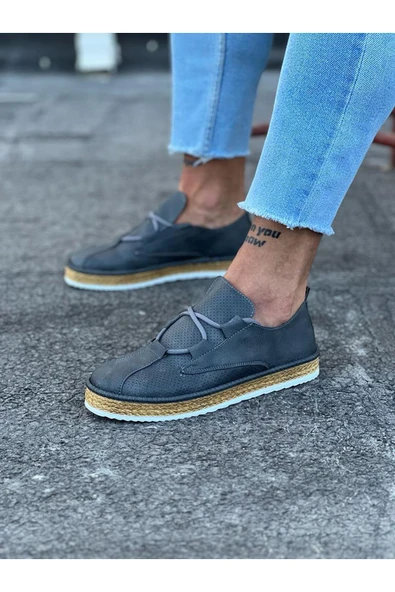 Gri Erkek Casual Ayakkabı - Resim 3