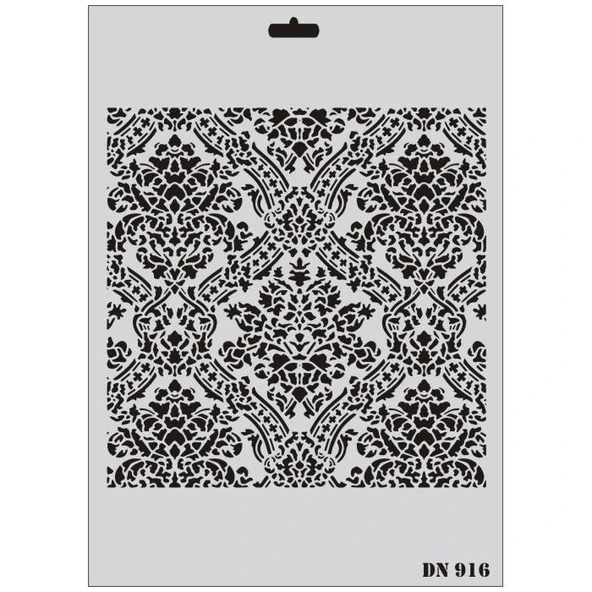 Rich Dantel Seri DN-916 Stencil 35x25 cm ürün görseli 1
