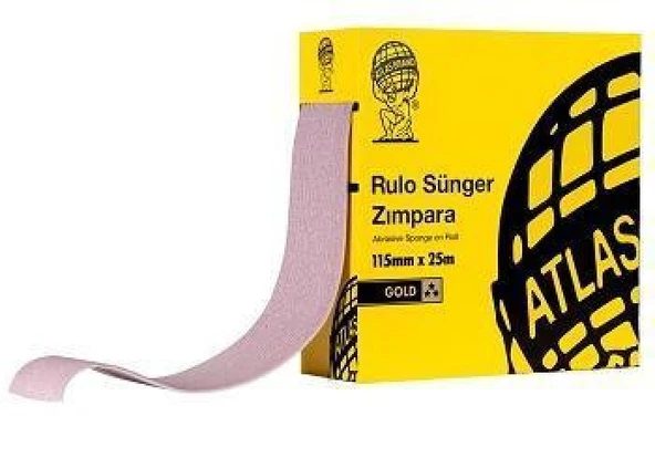 Atlas Gold 150 Kum Sünger Zımpara 115 mm 1 Metre ürün görseli 1
