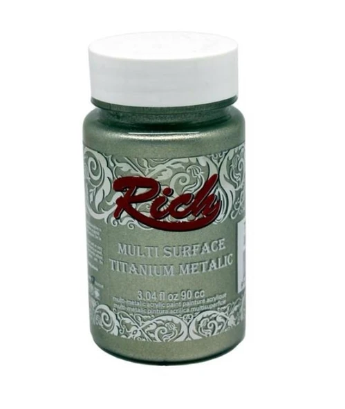 Rich Multi Surface Titanium 2504 Antik Gümüş Metalik 90 cc ürün görseli 1