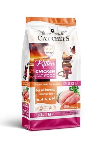 Cat Chefs Tavuklu Yavru Kedi Maması 15 Kg ürün görseli 1