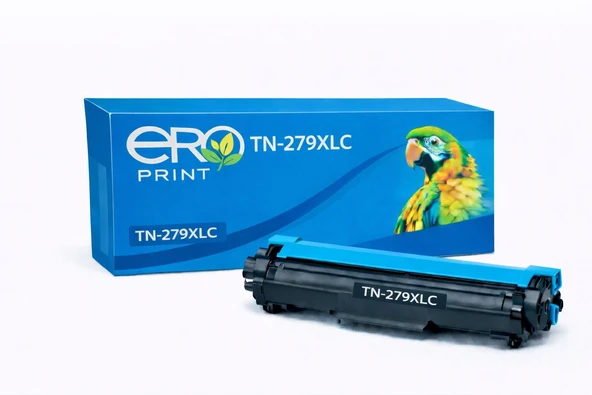 TN-279XLC / Brother DCP-L3520CDW Mavi Muadil Toner ürün görseli 1