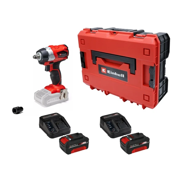 Tp-Cw 18 Li Bl Akülü Somun Sıkma Makinesi + 2 x 4 Ah Akü (Çantalı) ürün görseli 1