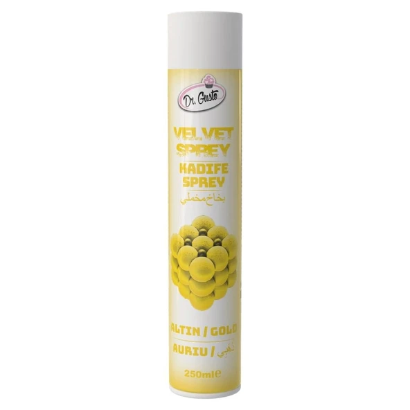 SPREY BOYA KADİFE DR GUSTO 250 ML ALTIN ürün görseli 1