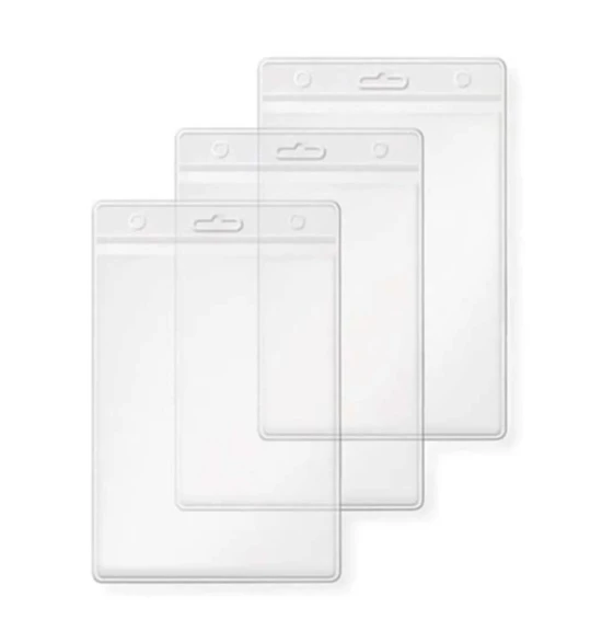 Mapi Yaka Kartı Kabı Dikey 107X150 Mm Şeffaf - 10 adet ürün görseli 1
