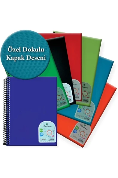 Defne Pp Kapak A5 96 Yaprak Çizgili Dfn-1544 ürün görseli 1