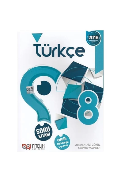 Nitelik 8.Sınıf Türkçe Soru Kitabı ürün görseli 1