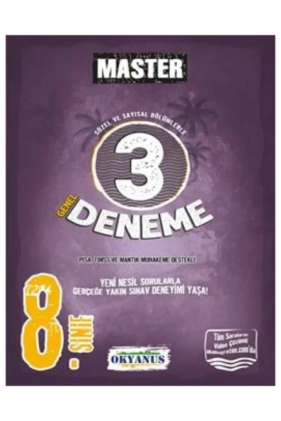 Okyanus 8.Sınıf 3 Master Deneme ürün görseli 1
