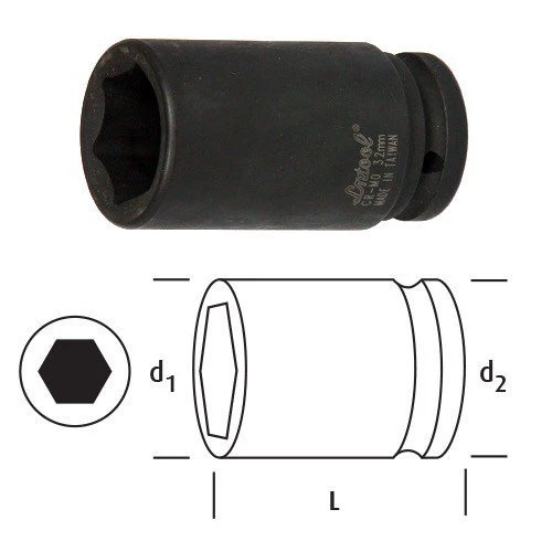 OSAKA LN15D50 UZUN LOKMA 1.5" 50 mm ürün görseli 1