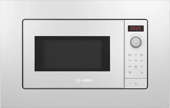 Bosch BFL623MW3 20 lt Beyaz Ankastre Mikrodalga Fırın ürün görseli 1