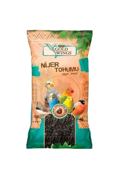 Gold Wings Classic Gold Wings Kuşlar Için Nijer Tohumu Kızıştırıcı Kuş Yemi 250 Gr ürün görseli 1