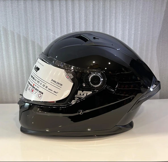 KASK MT BRAKER SV PURE A1 PARLAK SİYAH ürün görseli 1