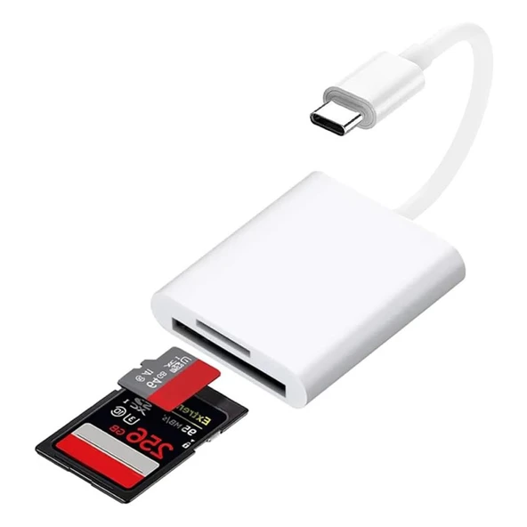 E2M NK1022 TYPE-C TO SD/TF CARD OKUYUCU ürün görseli 1