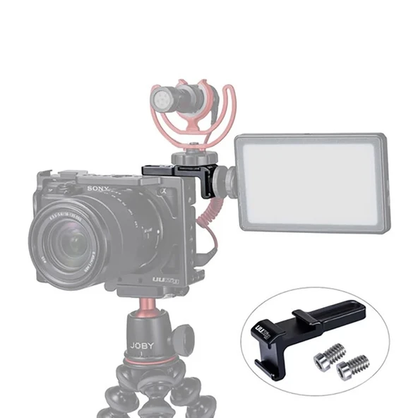 UURig R021 Çerçeve (Frame) Vlog Metal L Bracket - Resim 4