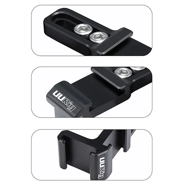 UURig R021 Çerçeve (Frame) Vlog Metal L Bracket - Resim 3