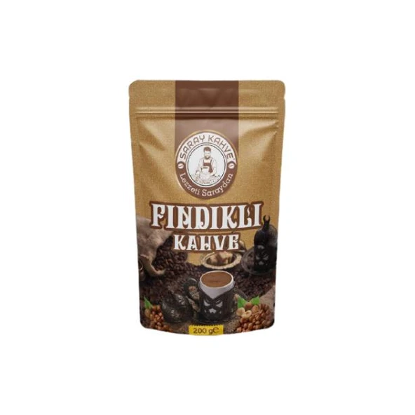 Saray Kahve Parçacık Fındıklı Kahvesi 200 gr / Poşet ürün görseli 1