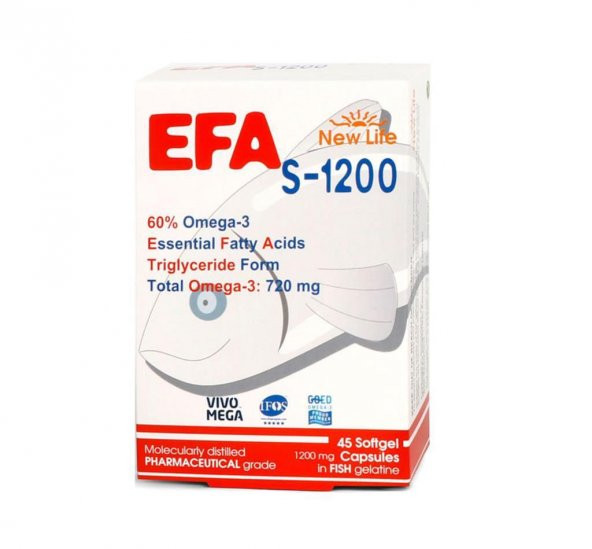 EFA S-1200 Balık Yağı İçeren Takviye Edici 45 Kapsül ürün görseli 1