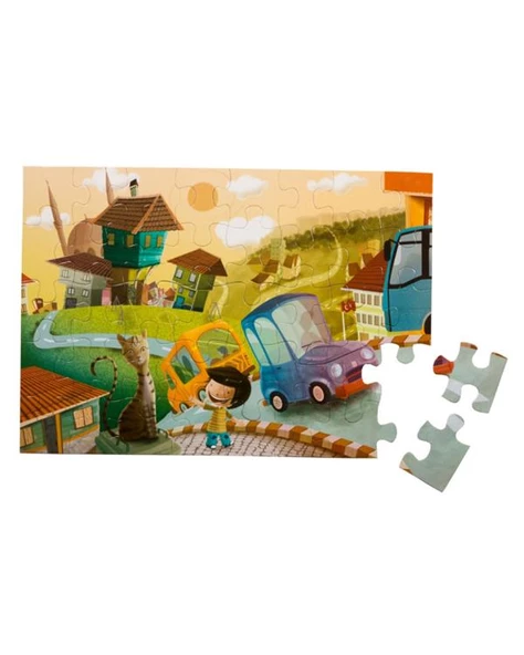 Eolo 40 Parça Puzzle Şehirde - Resim 3