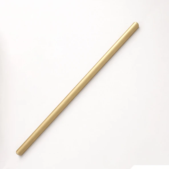 VENTO Soft Altın Düz Çekmece Kulp 800 mm Uzun Metal Dolap Gardırop Mutfak Banyo Kulbu Modern Tasarım ürün görseli 1
