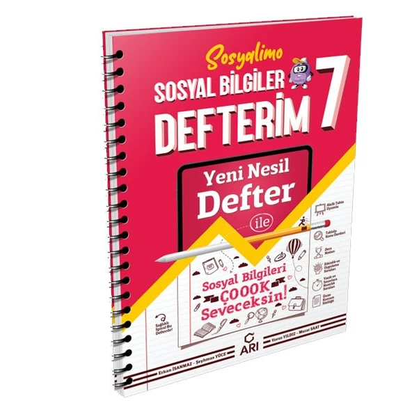 7. Sınıf Sosyal Bilgiler Akıllı Defteri Arı Yayıncılık ürün görseli 1