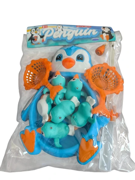 10 Parça Havuzlu Mıknatıslı Penguenler Olta Seti 0489 ürün görseli 1