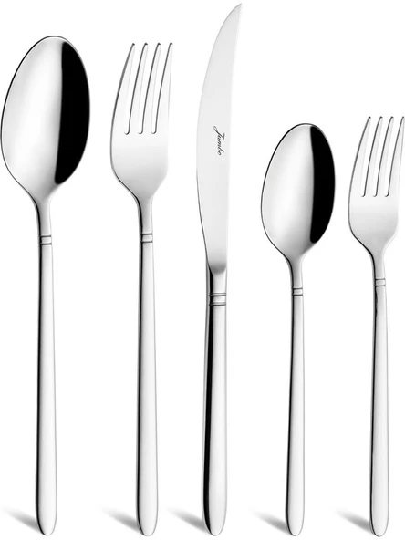 Jumbo 2002 60 Parça 12 Kişilik Çelik Çatal Kaşık Bıçak Takımı ürün görseli 1
