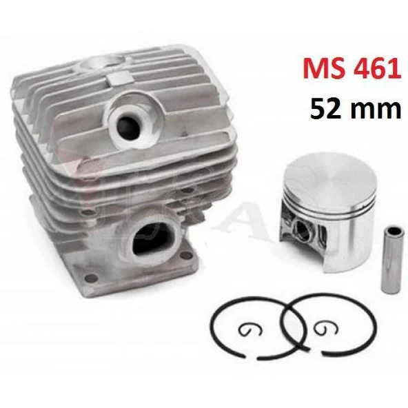 Stihl MS 461 Testere Uyumlu Silindir Piston Set 52 mm ürün görseli 1