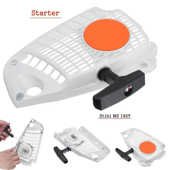 Stihl MS 192-193T Testere Uyumlu Komple Starter Kapağı ürün görseli 1