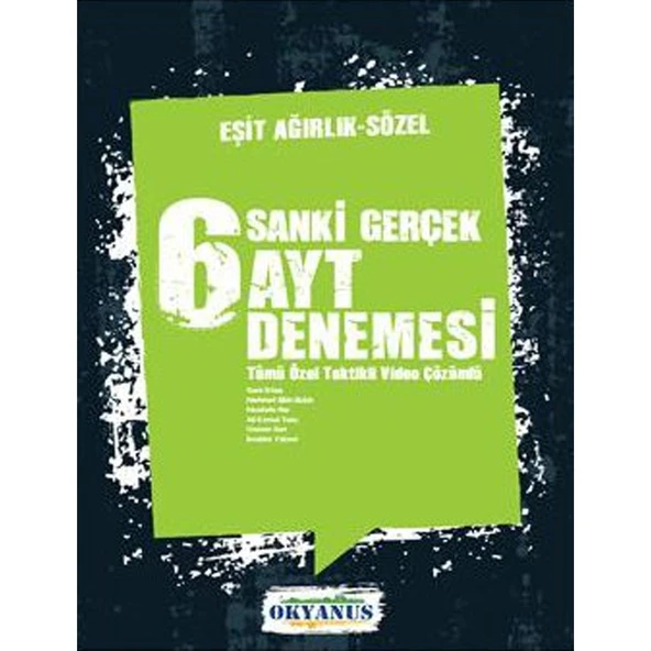 Iceberg Sanki Gerçek 6 Ayt Eşit Ağırlık - Sözel D ürün görseli 1