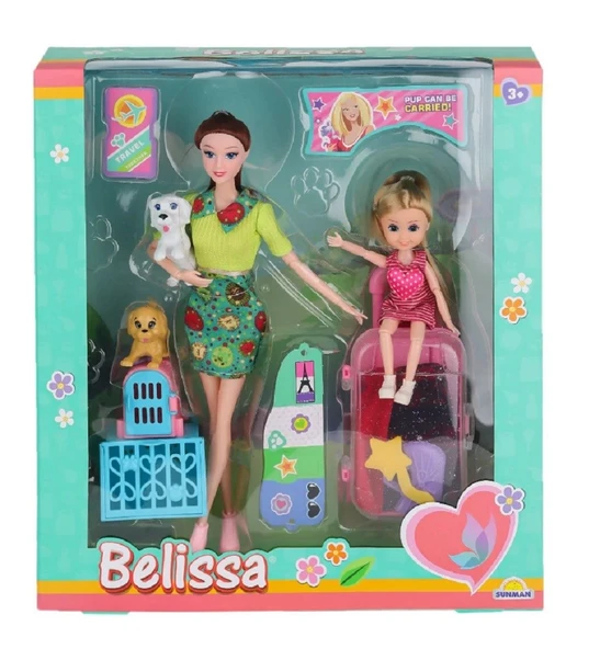 11 Parça Aksesuarlı Belissa Manken Bebek 0462 ürün görseli 1