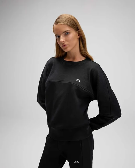 Ellesse EF567-BK Kadın Sweatshirt - Siyah ürün görseli 1
