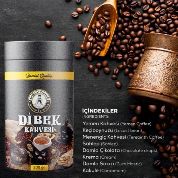 Saray Kahve Dibek Kahvesi 200 gr - Resim 2