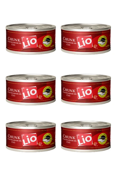 Lio Ayçiçek Yağı Acılı Ton Balığı 160 gr X6 Adet ürün görseli 1