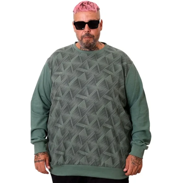 Erkek Bisiklet Sweatshirt Selanik 25819 Çağla ürün görseli 1