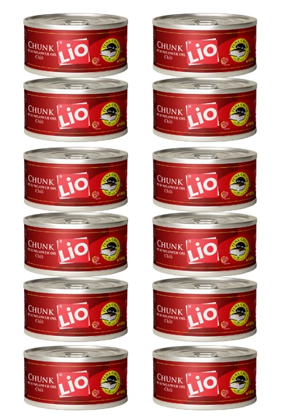 Lio Ayçiçek Yağı Acılı Ton Balığı 160 gr X12 Adet ürün görseli 1