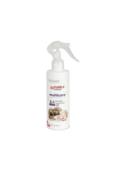 Purele Multicare Kedi ve Köpek Kuru Yıkama Tüy Bakım Spreyi 250 Ml ürün görseli 1