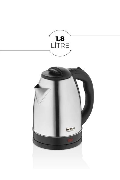 Lorenzo Mercy Kettle 1,8 Lt İnox Su Isıtıcı ürün görseli 1