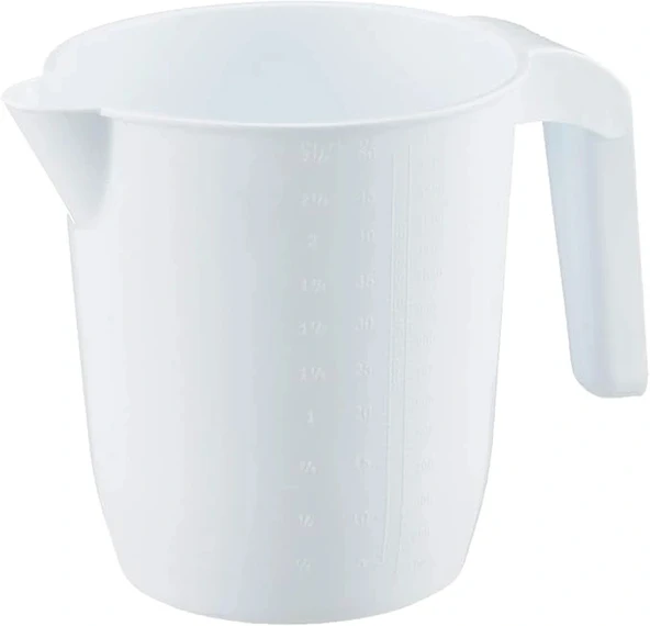 Trade Plast Beyaz Plastik Maşrapa - Resim 2