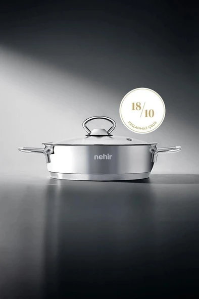 Nehir Silver 4 Parça Paslanmaz Çelik Sahan Seti (18-20 cm) - Resim 2